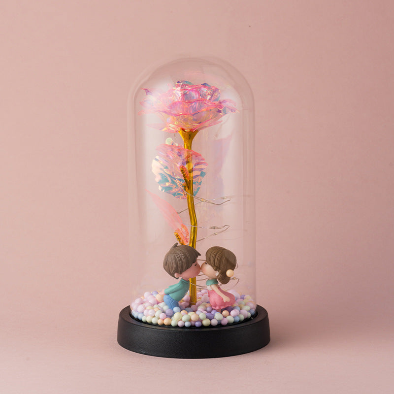 Elegant Artificial Flower Ornaments for Valentine's Gifts and Home Decor