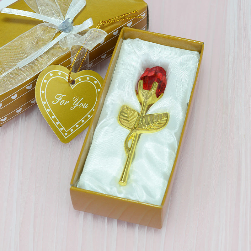 Crystal Rose Ornament - Valentine's Day Special