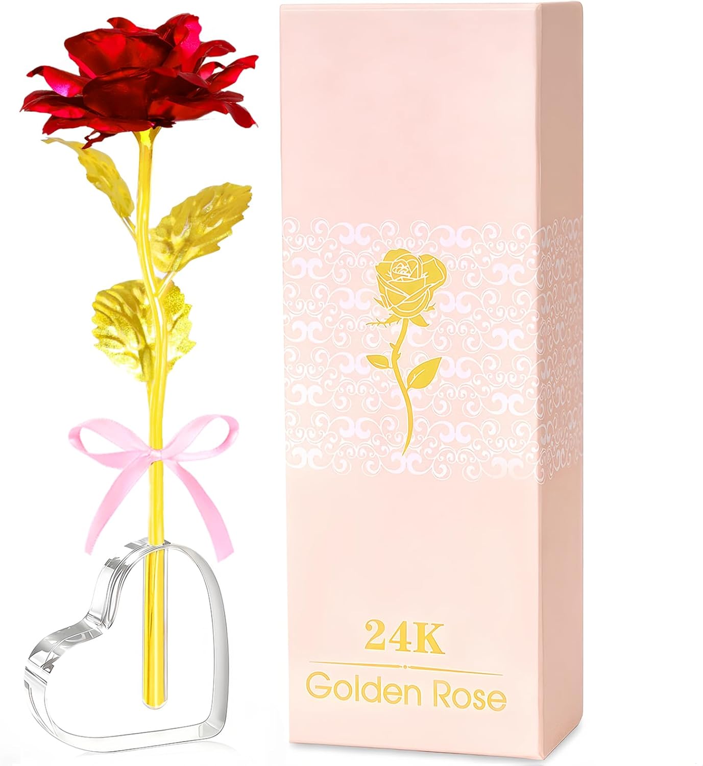 Crystal Rose Ornament - Valentine's Day Special