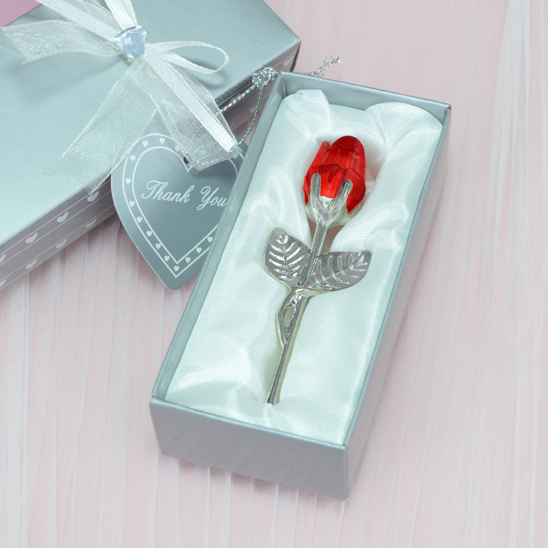 Crystal Rose Ornament - Valentine's Day Special